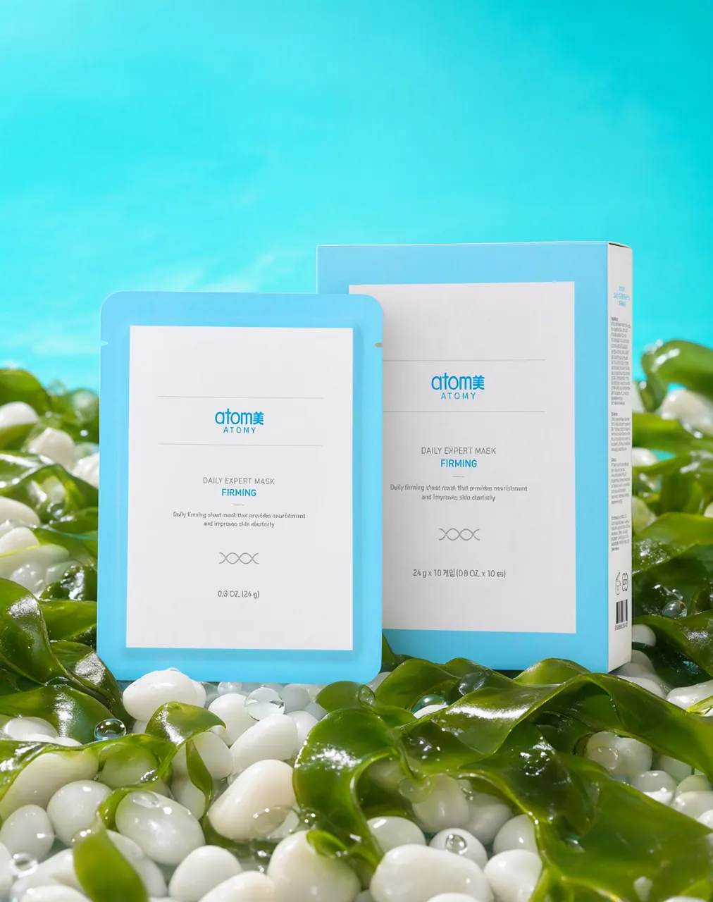 A daily firming face mask on a seaweed sheet, photo 8
