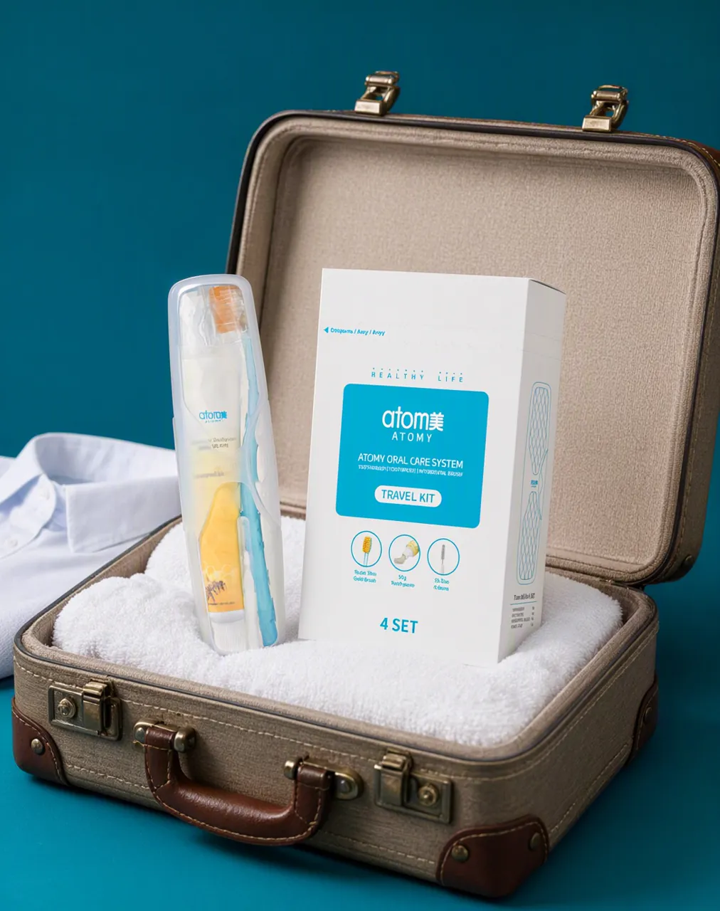 Oral Care System, a travel kit with toothbrush and toothpaste, photo 3
