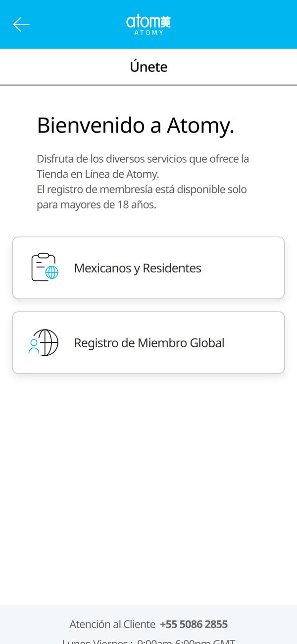 Elige “Mexicanos y Residentes”