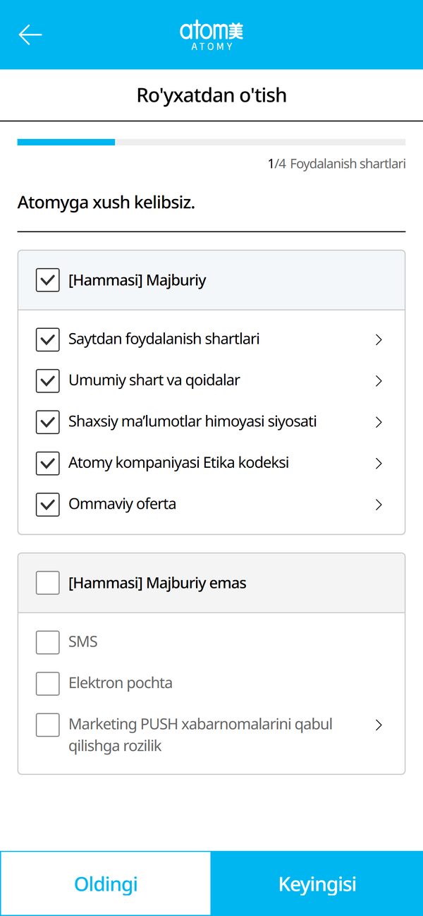 Rozilikni belgilang