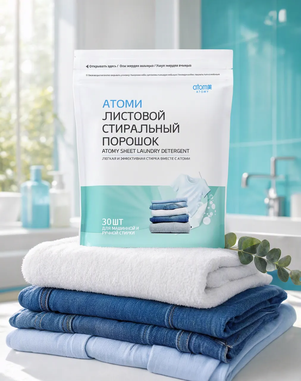 парақ ұнтағы — кір жуу, кондиционер және ағартқыш бір парақта, фото 7